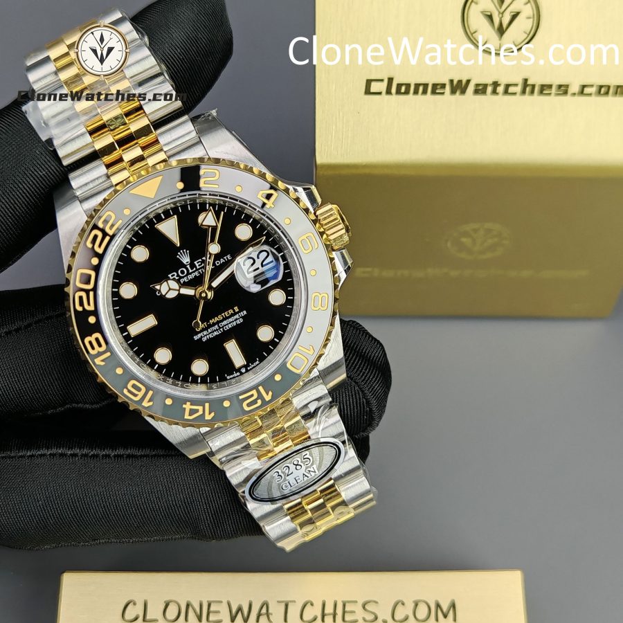 Rolex Super Clone Watches 1:1 GMT Master II  m126713grnr Jubilee 3285 Movement - Image 4