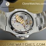 Patek Philippe Super Clone Watches 1:1 Nautilus Moon Phase 5712 Tiffany & Co Blue Dial New Clasp - Image 12