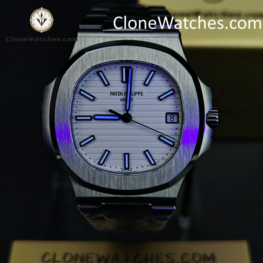 Patek Philippe Super Clone Watches 1:1 Nautilus 5711 White Dial - Image 2