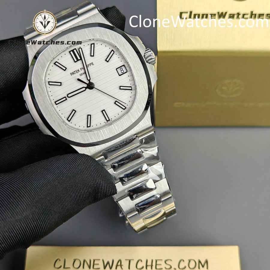 Patek Philippe Super Clone Watches 1:1 Nautilus 5711 White Dial - Image 4