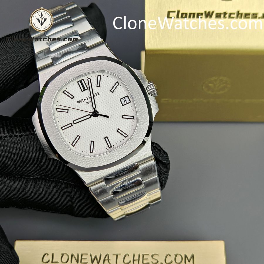 Patek Philippe Super Clone Watches 1:1 Nautilus 5711 White Dial - Image 6