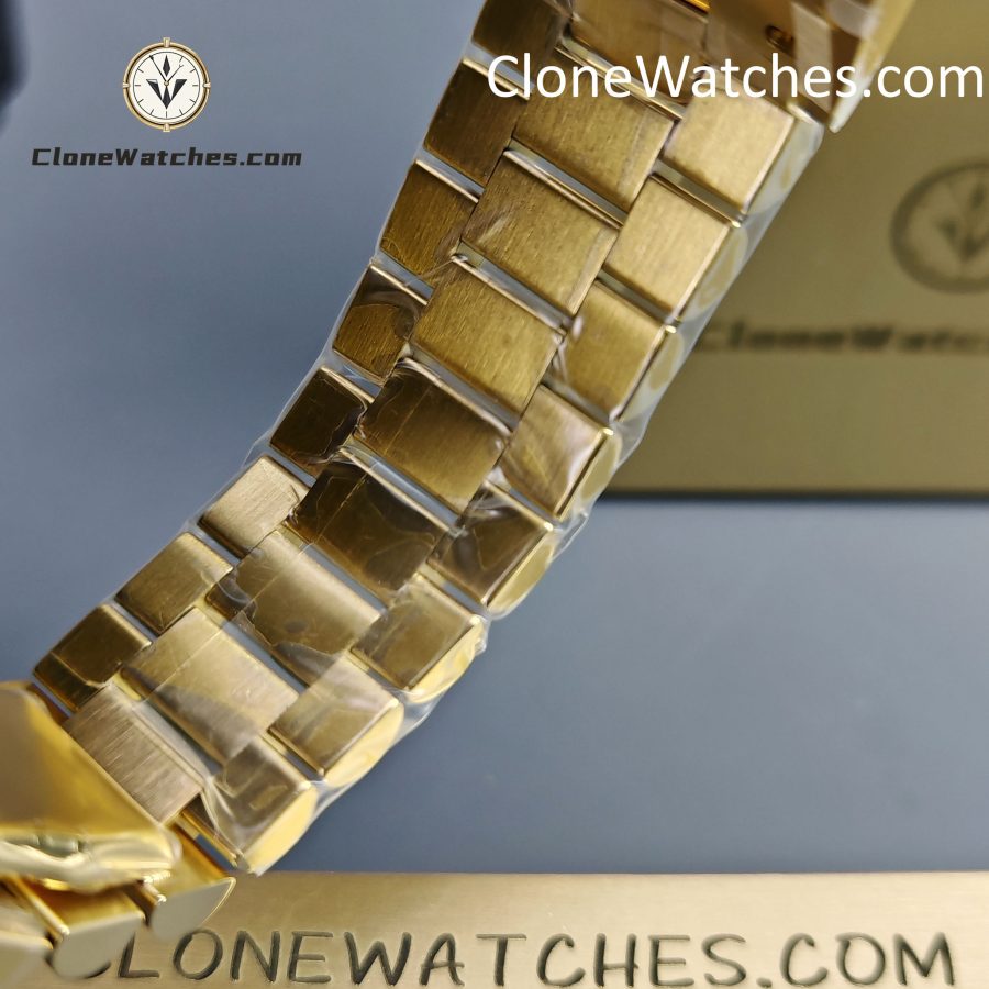 Rolex Super Clone Watches 1:1 Day Date 18K Gold Black Diamond Dial 40mm m228238-0004 3255 Movement - Image 10