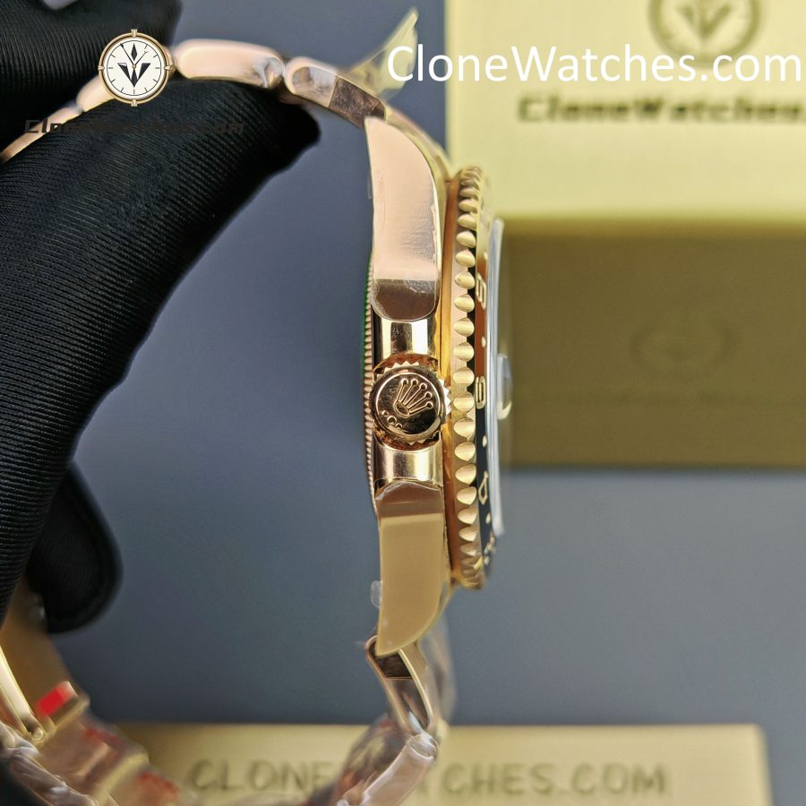 Rolex Super Clone Watches 1:1 Rootbeer GMT Master II M126715chnr Oyster 3285 Movement - Image 7