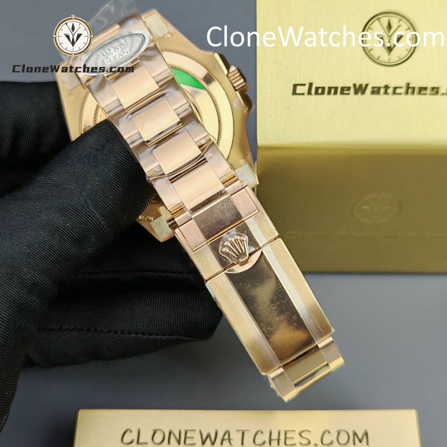 Rolex Super Clone Watches 1:1 Rootbeer GMT Master II M126715chnr Oyster 3285 Movement - Image 9