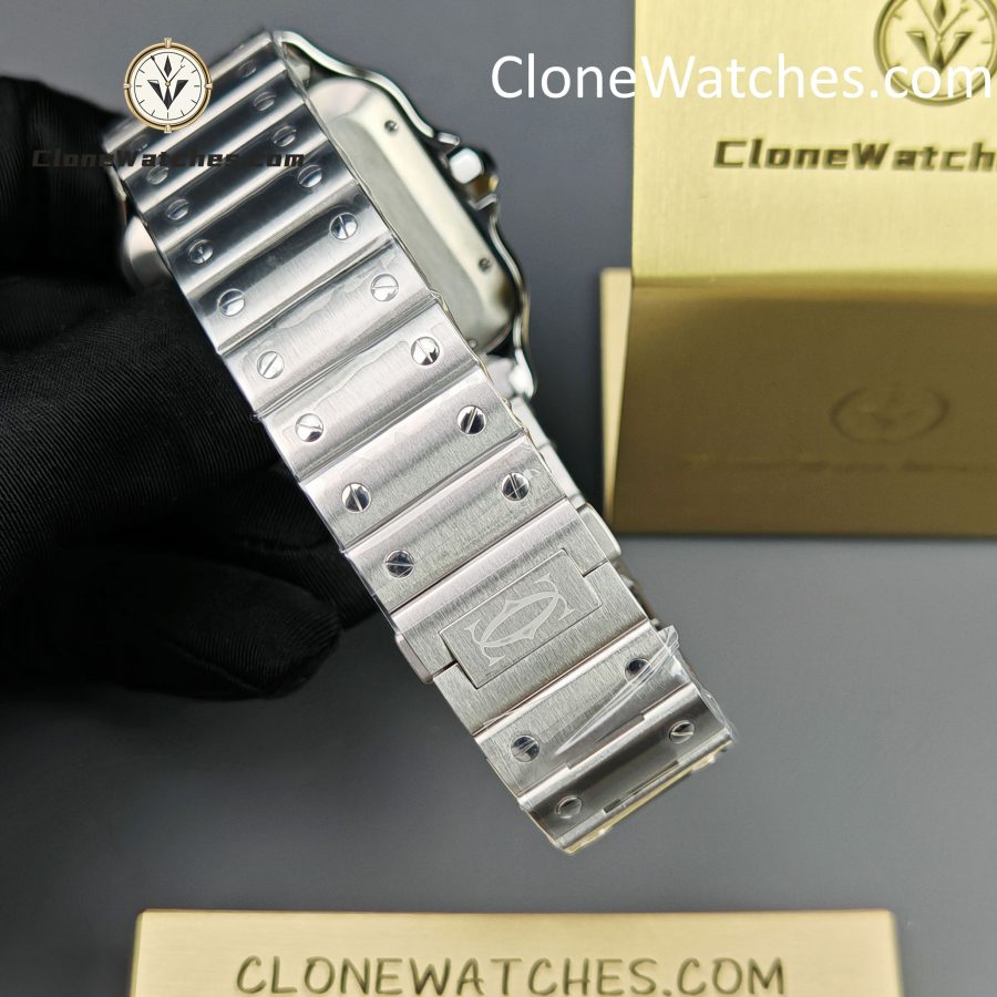 Cartier Super Clone Watches 1:1 Santos Series White Dial 39.8MM WSSA0009 - Image 6