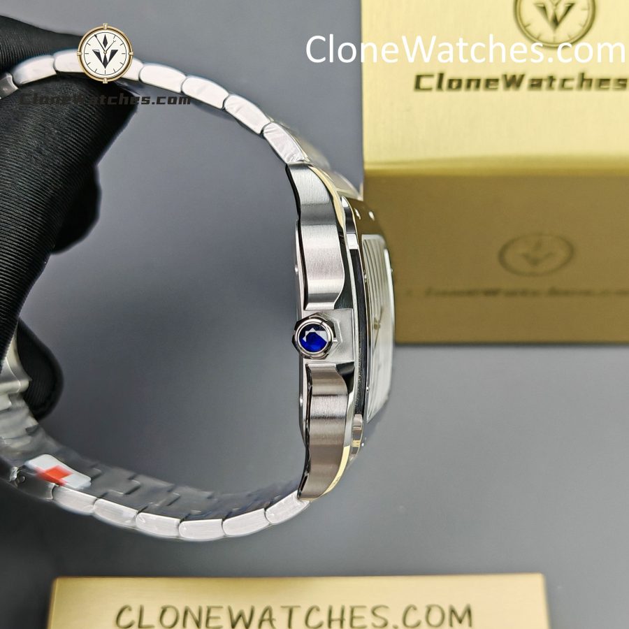 Cartier Super Clone Watches 1:1 Santos Series White Dial 39.8MM WSSA0009 - Image 7