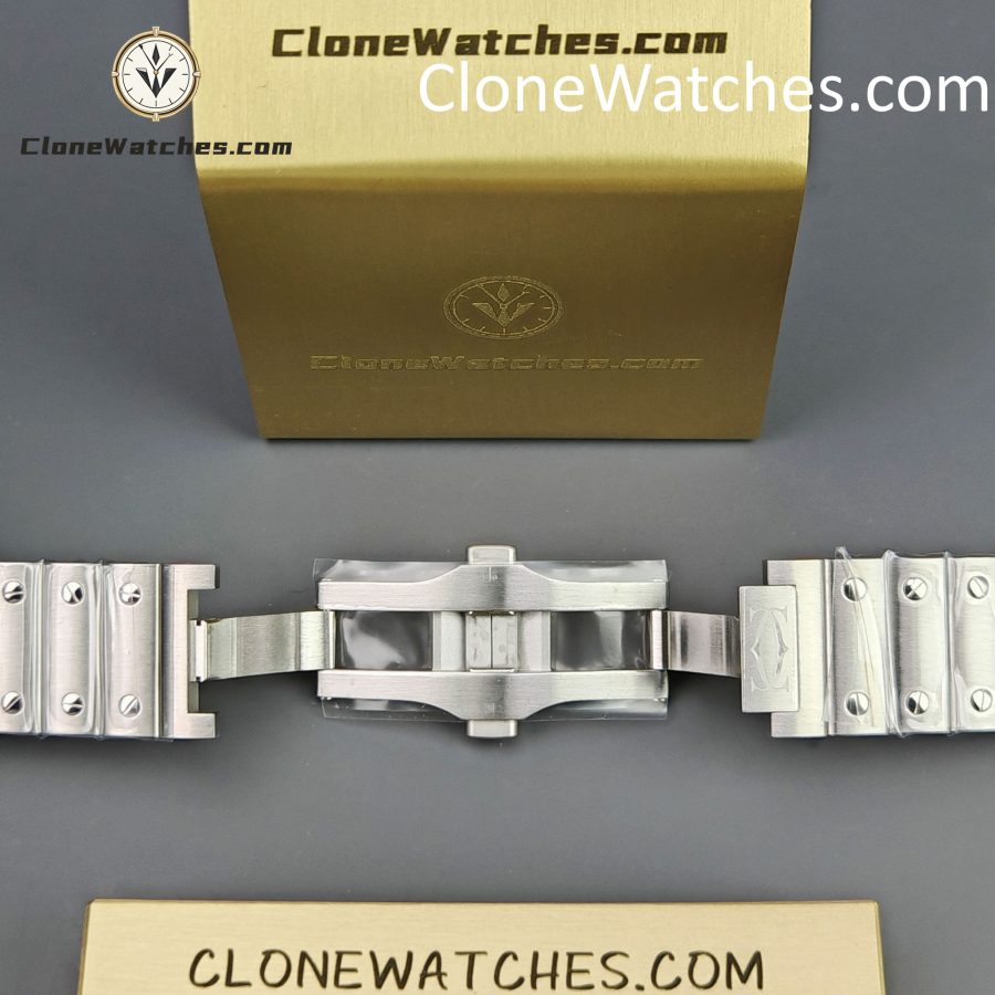 Cartier Super Clone Watches 1:1 Santos Series White Dial 39.8MM WSSA0009 - Image 9
