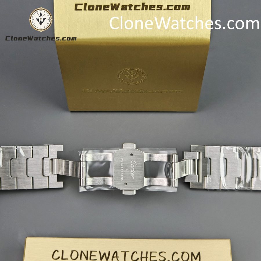 Cartier Super Clone Watches 1:1 Santos Series White Dial 39.8MM WSSA0009 - Image 10