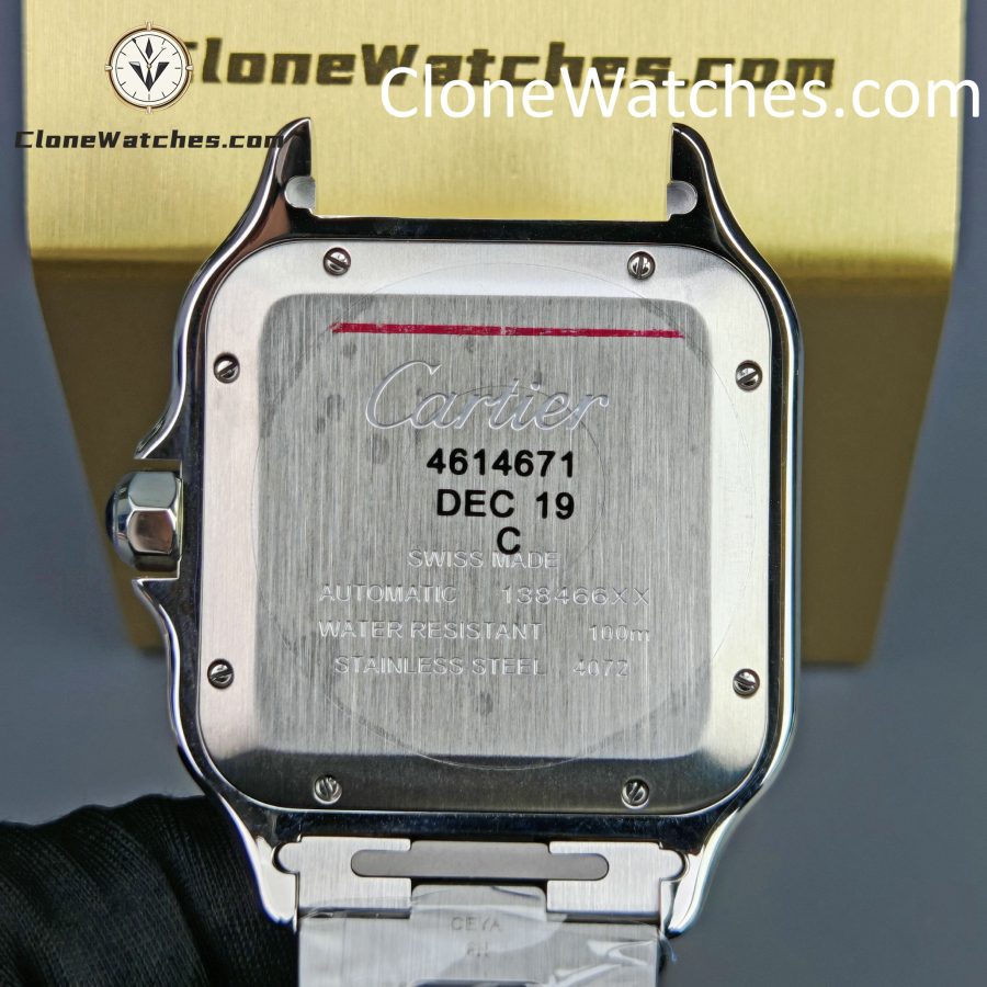 Cartier Super Clone Watches 1:1 Santos Series White Dial 39.8MM WSSA0009 - Image 13