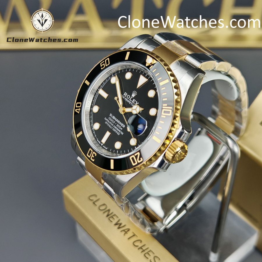 Rolex Super Clone Watches 1:1 Submariner Gold Steel m126613ln-0002 3235 Movement - Image 3