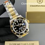 Rolex Super Clone Watches 1:1 Submariner Gold Steel m126613ln-0002 3235 Movement - Image 5