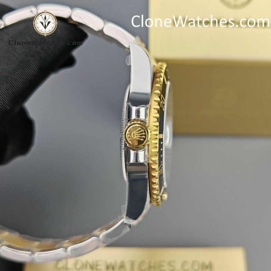 Rolex Super Clone Watches 1:1 Submariner Gold Steel m126613ln-0002 3235 Movement - Image 8