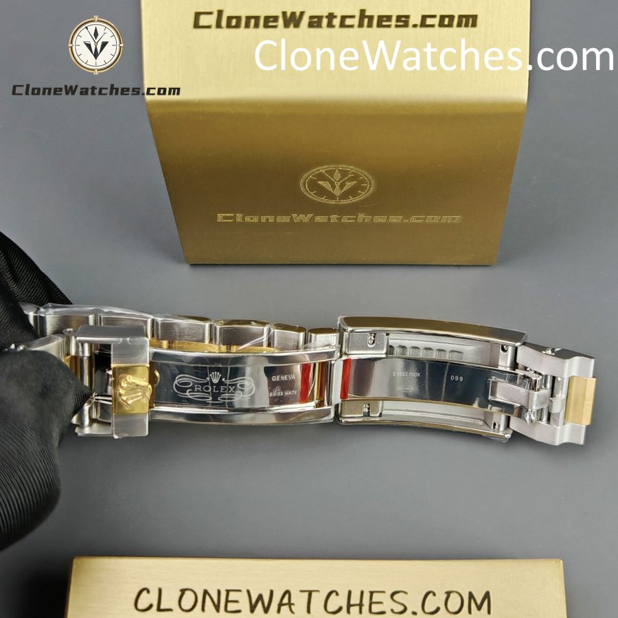 Rolex Super Clone Watches 1:1 Submariner Gold Steel m126613ln-0002 3235 Movement - Image 12