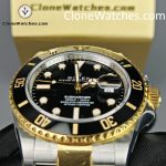 Rolex Super Clone Watches 1:1 Submariner Gold Steel m126613ln-0002 3235 Movement - Image 14