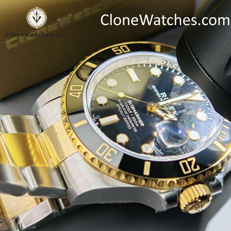 Rolex Super Clone Watches 1:1 Submariner Gold Steel m126613ln-0002 3235 Movement - Image 15