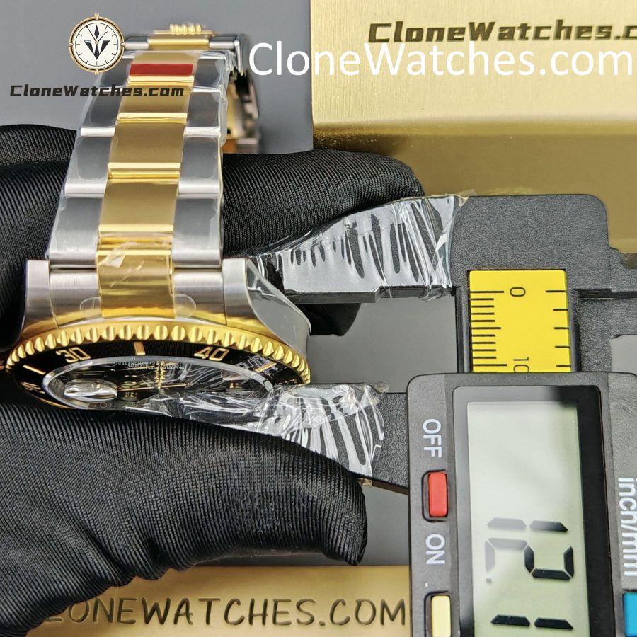 Rolex Super Clone Watches 1:1 Submariner Gold Steel m126613ln-0002 3235 Movement - Image 16
