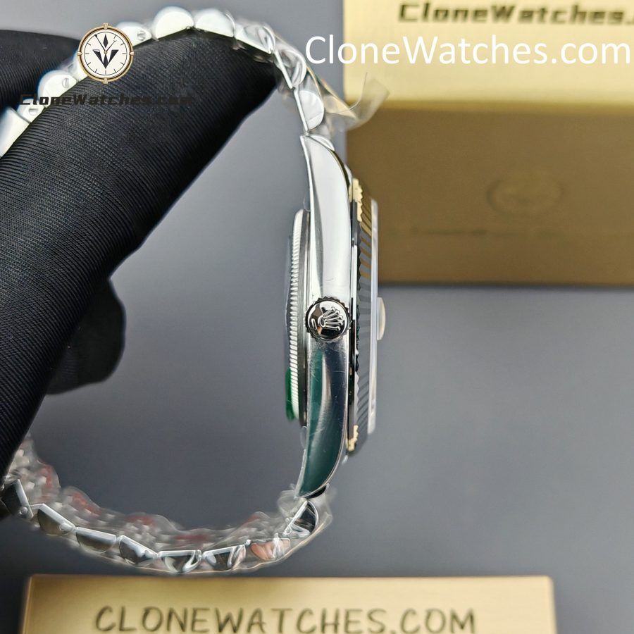 Rolex Super Clone Watches 1:1 DateJust Blue Diamond Dial Jubilee 41MM M126334 3235 Movement - Image 7