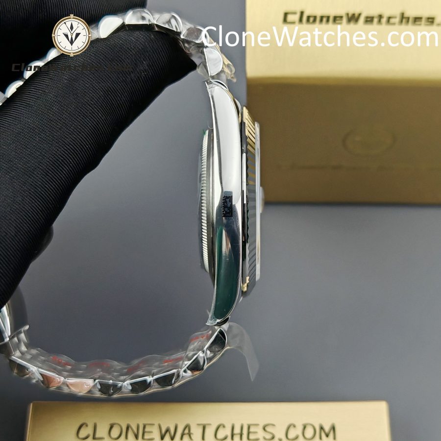 Rolex Super Clone Watches 1:1 DateJust Blue Diamond Dial Jubilee 41MM M126334 3235 Movement - Image 8