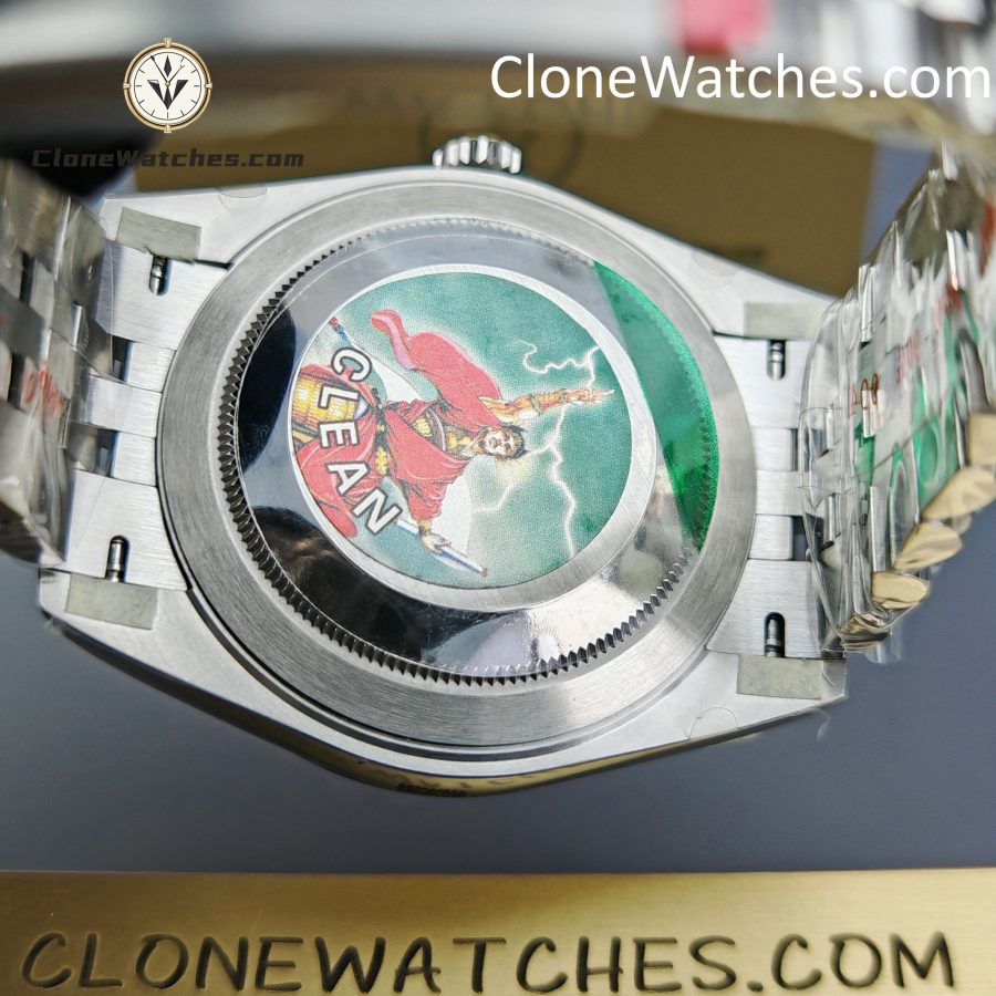 Rolex Super Clone Watches 1:1 DateJust Blue Diamond Dial Jubilee 41MM M126334 3235 Movement - Image 10