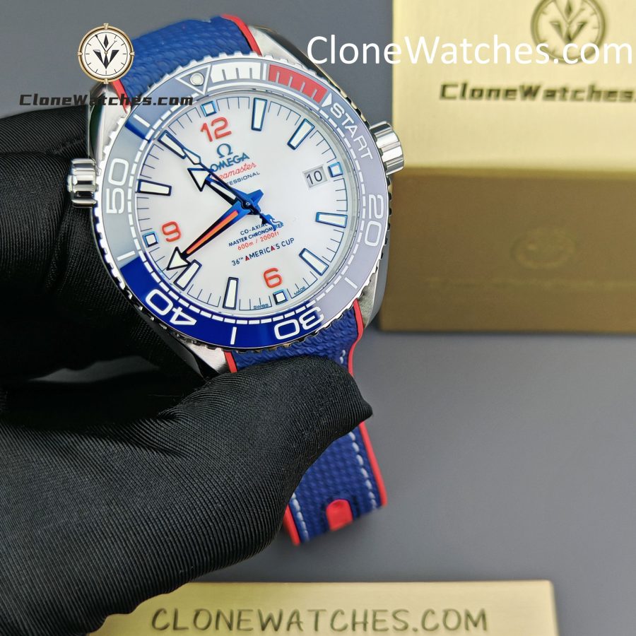 OMEGA Super Clone Watches 1:1 America's Cup Seamaster Planet Ocean 600m 215.32.43.21.04.001 43.5MM - Image 4