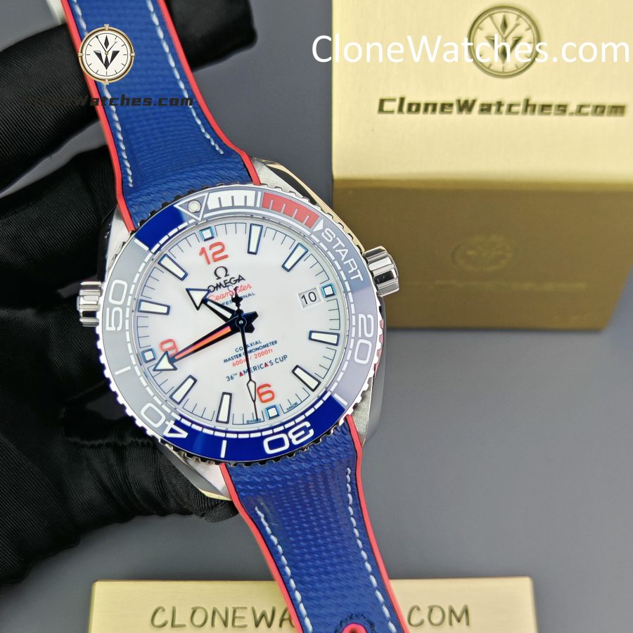 OMEGA Super Clone Watches 1:1 America's Cup Seamaster Planet Ocean 600m 215.32.43.21.04.001 43.5MM - Image 6