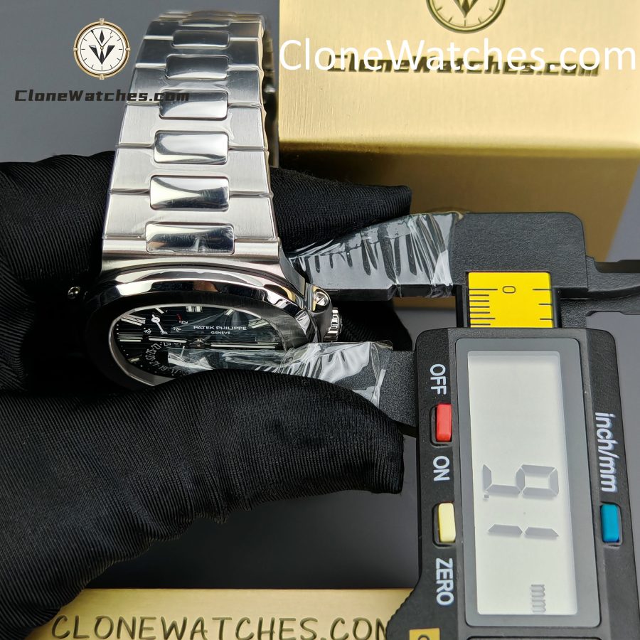 Patek Philippe Super Clone Watches 1:1 Nautilus Moon Phase 5712 Blue Dial New Clasp - Image 14