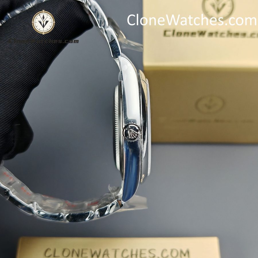 Rolex Super Clone Watches 1:1 Oyster Perpetual Green Dial 41mm M124300 3230 Movement - Image 7