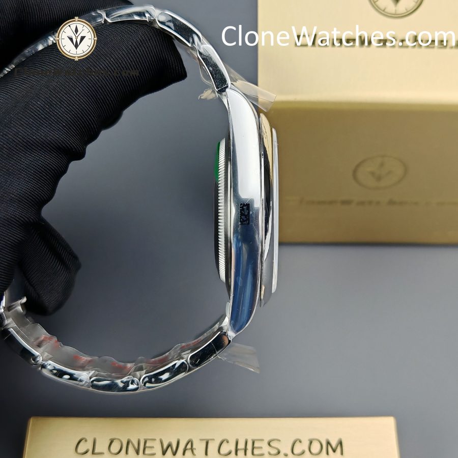 Rolex Super Clone Watches 1:1 Oyster Perpetual Green Dial 41mm M124300 3230 Movement - Image 8