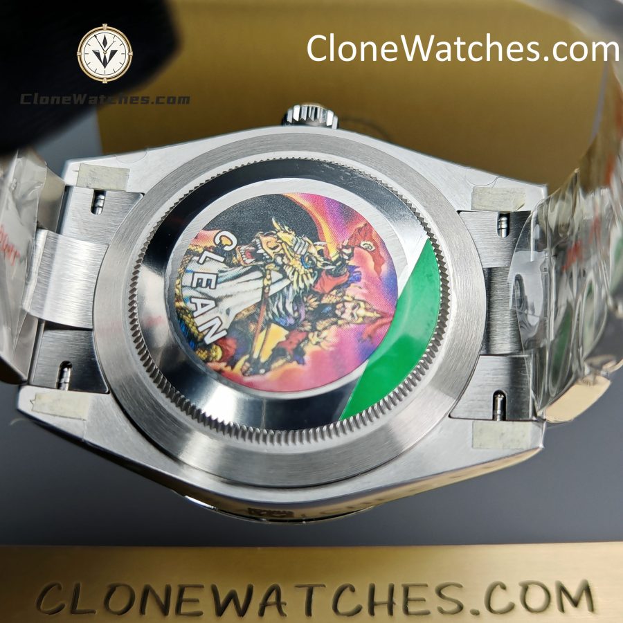Rolex Super Clone Watches 1:1 Oyster Perpetual Green Dial 41mm M124300 3230 Movement - Image 10