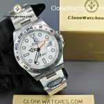 Rolex Super Clone Watches 1:1 Oyster Perpetual Explore II M226570 White Dial 3285 Movement - Image 6