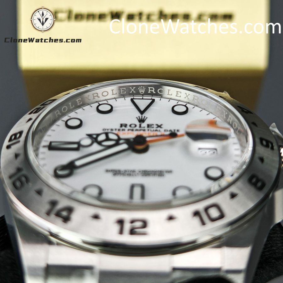 Rolex Super Clone Watches 1:1 Oyster Perpetual Explore II M226570 White Dial 3285 Movement - Image 14