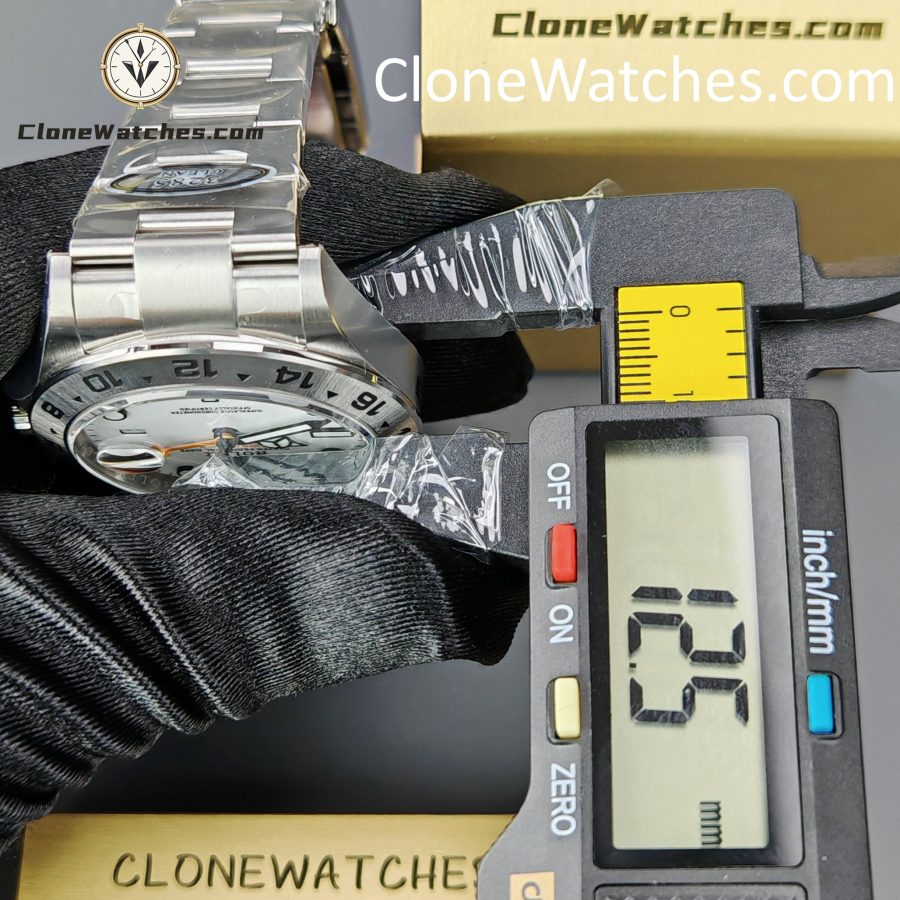 Rolex Super Clone Watches 1:1 Oyster Perpetual Explore II M226570 White Dial 3285 Movement - Image 16
