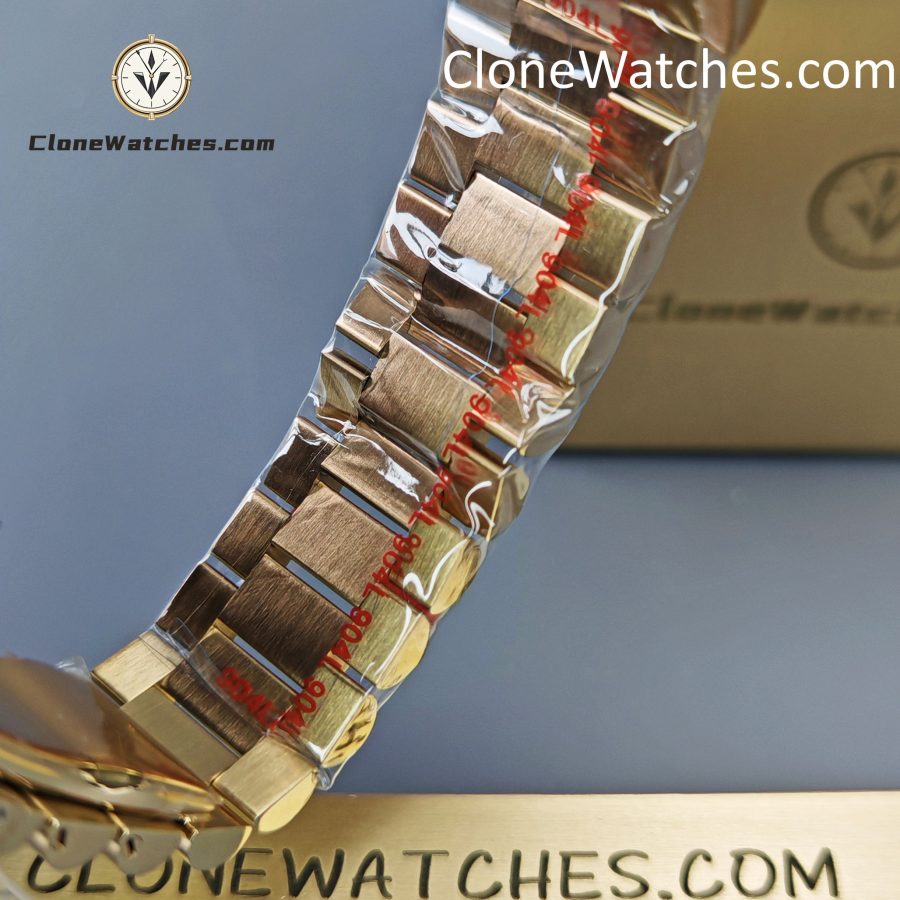 Rolex Super Clone Watches 1:1 Day Date 18K Gold Black Diamond Dial 40mm m228238-0059 3255 Movement - Image 9