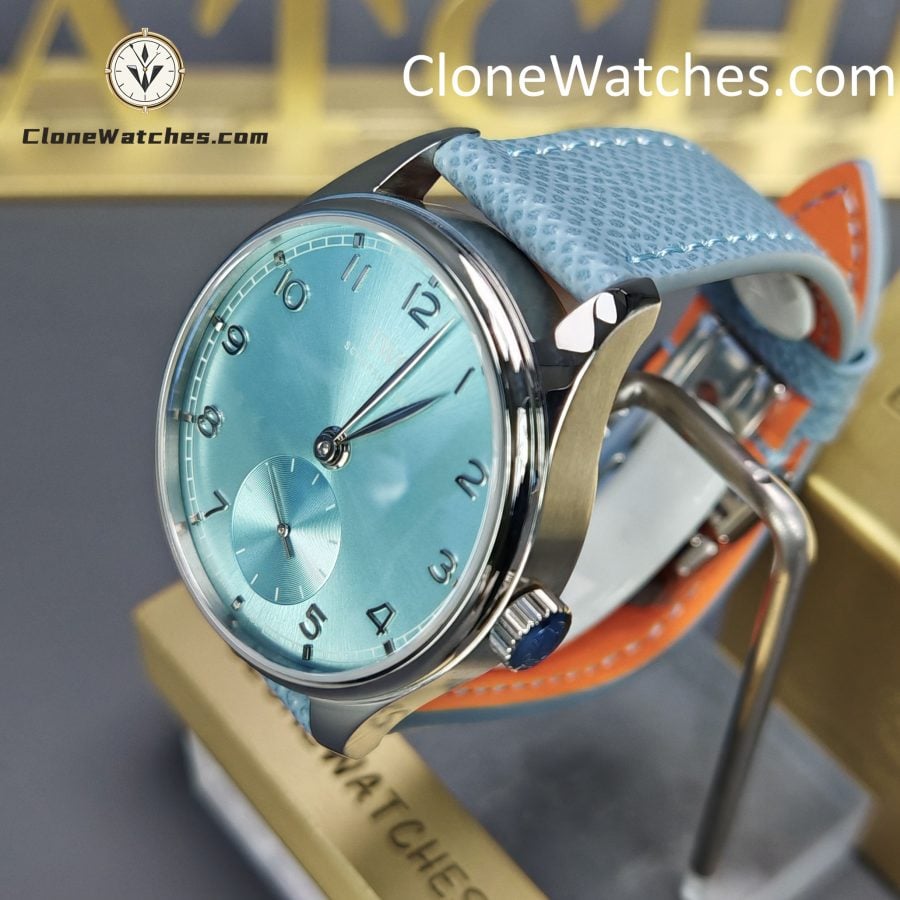 IWC Super Clone Watches 1:1 Blue Dial Portugieser IW358402 - Image 2