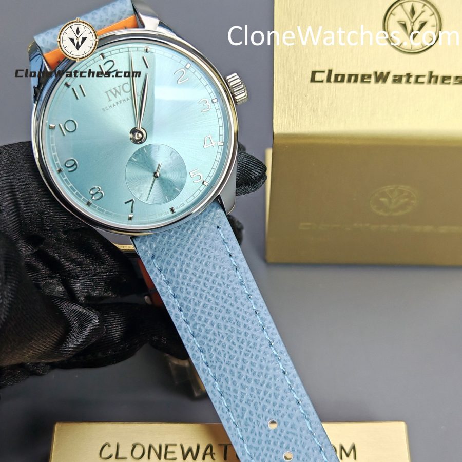 IWC Super Clone Watches 1:1 Blue Dial Portugieser IW358402 - Image 3