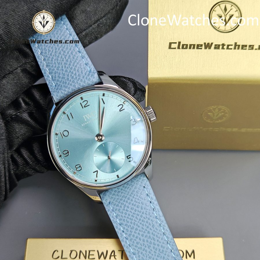 IWC Super Clone Watches 1:1 Blue Dial Portugieser IW358402 - Image 5
