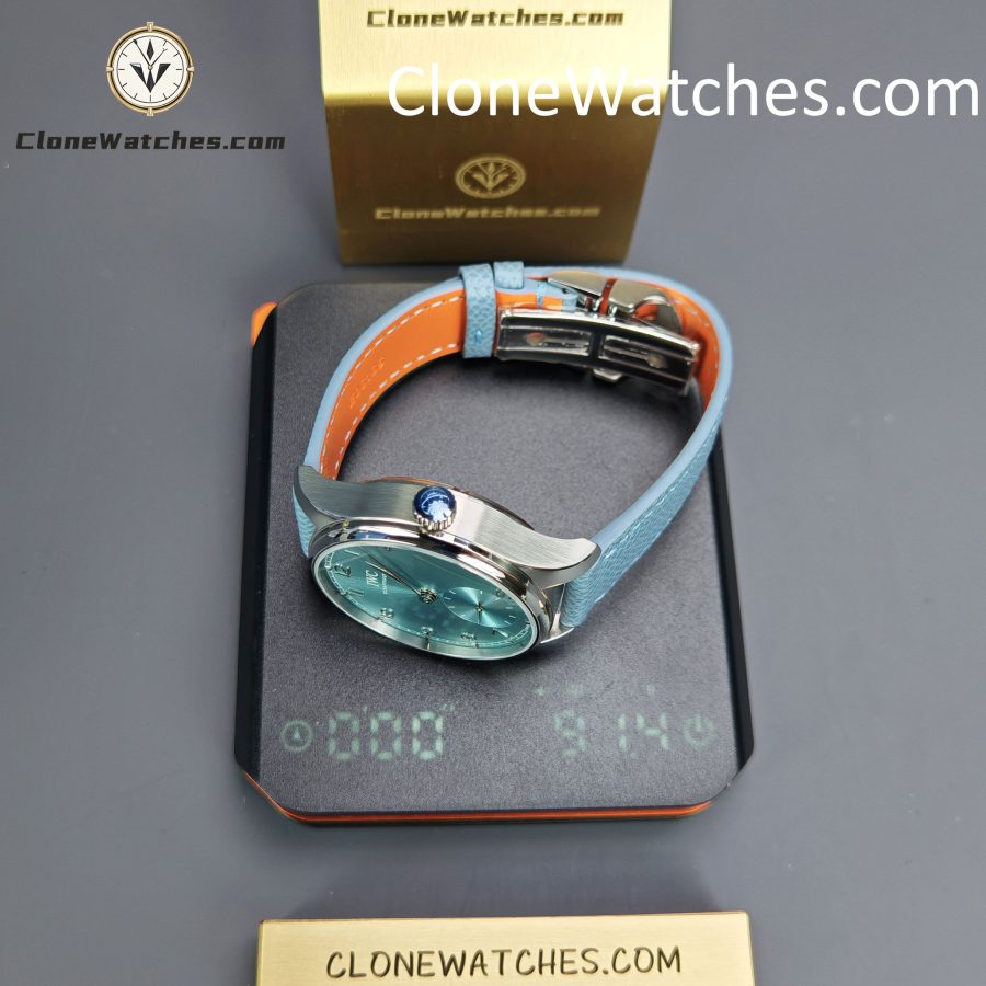IWC Super Clone Watches 1:1 Blue Dial Portugieser IW358402 - Image 14