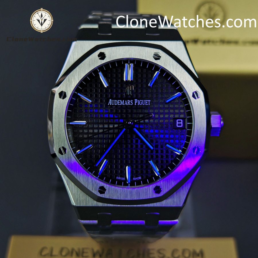 Audemars Piguet Super Clone Watches 1:1 Royal Oak 15500 Black Dial - Image 2