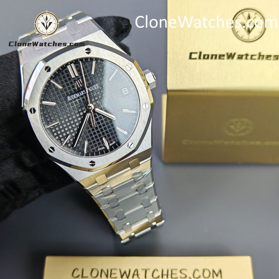 Audemars Piguet Super Clone Watches 1:1 Royal Oak 15500 Black Dial - Image 4