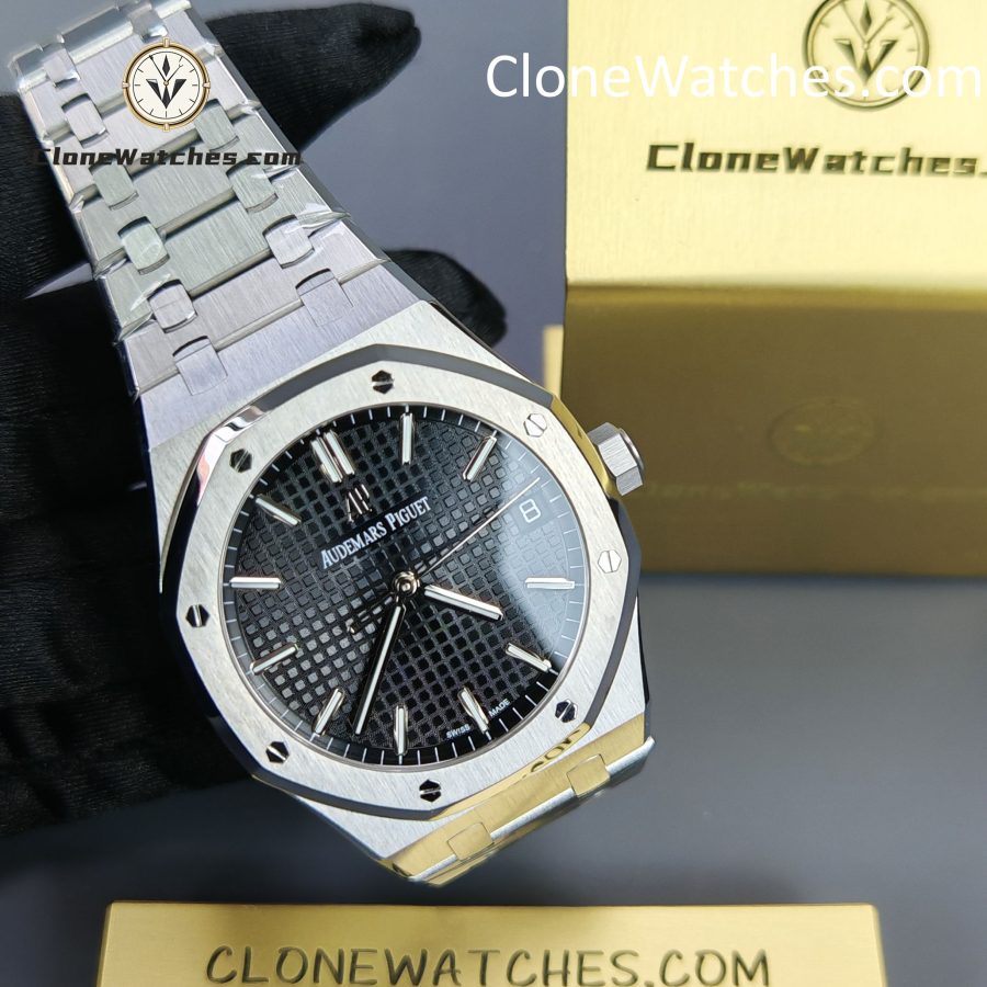 Audemars Piguet Super Clone Watches 1:1 Royal Oak 15500 Black Dial - Image 5