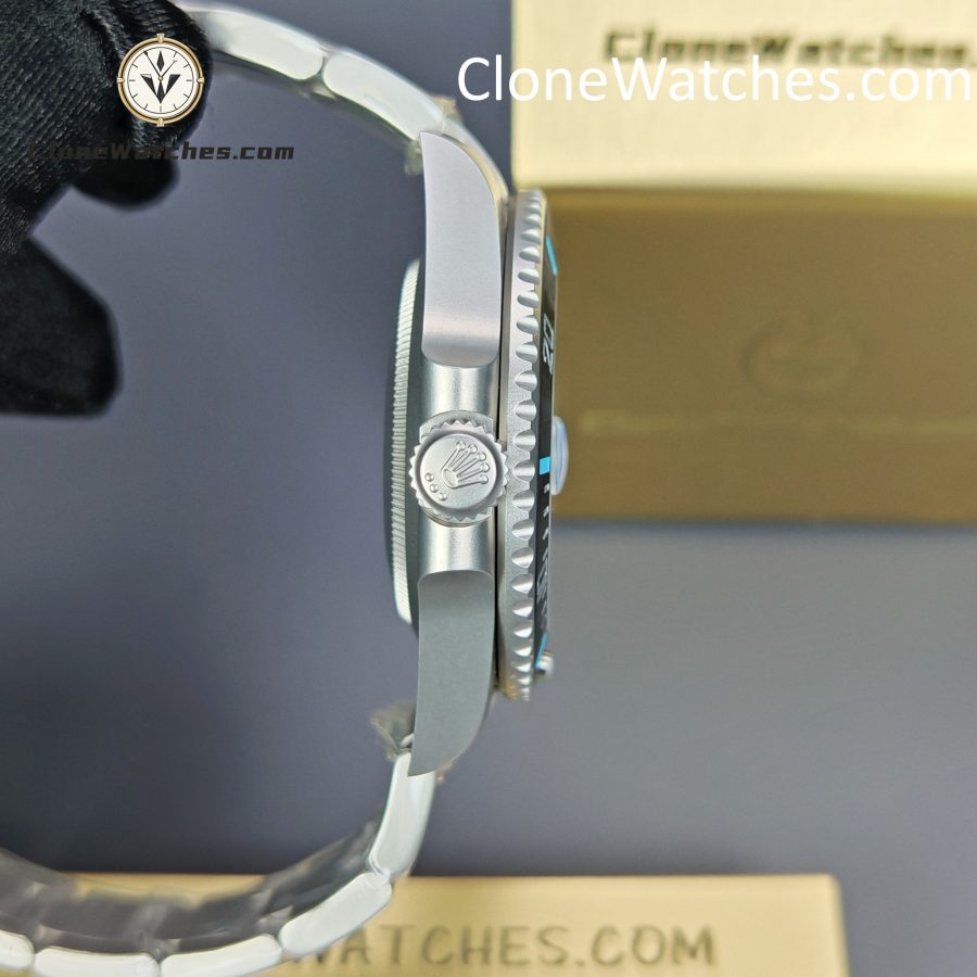 Rolex Super Clone Watches 1:1 DIW Aquamarine Tiffany Blue Dial Submariner Carbon Bezel 3135 Movement - Image 10