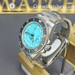 Rolex Super Clone Watches 1:1 DIW Aquamarine Tiffany Blue Dial Submariner Carbon Bezel 3135 Movement - Image 3