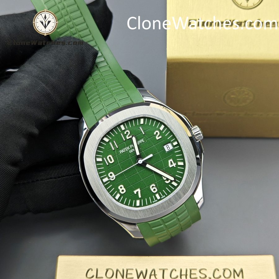 Patek Philippe Super Clone Watches 1:1 Aquanaut White Gold 5168G-010 42 mm - Image 5