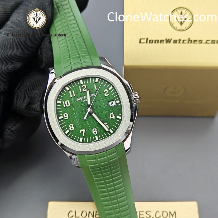 Patek Philippe Super Clone Watches 1:1 Aquanaut White Gold 5168G-010 42 mm - Image 6