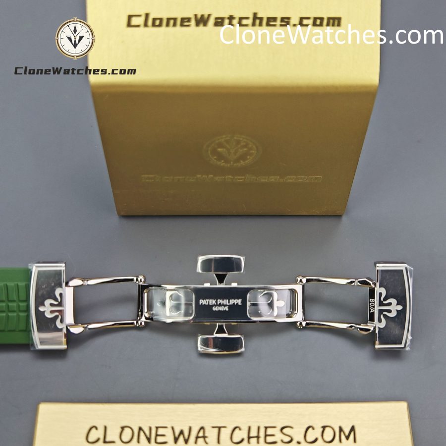 Patek Philippe Super Clone Watches 1:1 Aquanaut White Gold 5168G-010 42 mm - Image 11