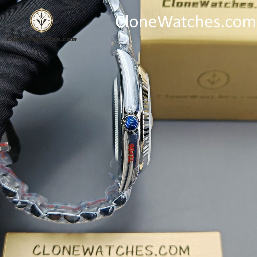 Rolex Super Clone Watches 1:1 Day Date Black Dial 40mm m228239-0005 3255 Movement - Image 8