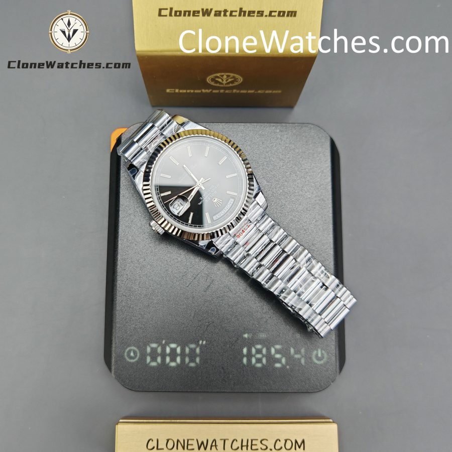 Rolex Super Clone Watches 1:1 Day Date Black Dial 40mm m228239-0005 3255 Movement - Image 17