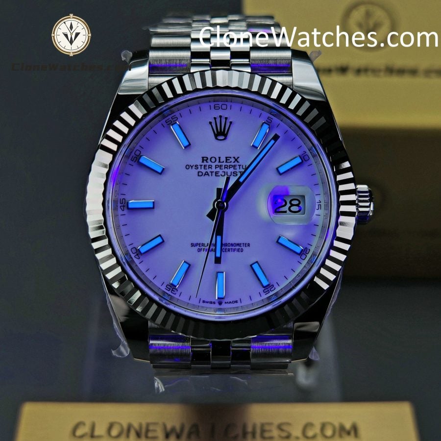 Rolex Super Clone Watches 1:1 DateJust White Dial m126334-0010 Jubilee 41MM 3235 Movement - Image 2
