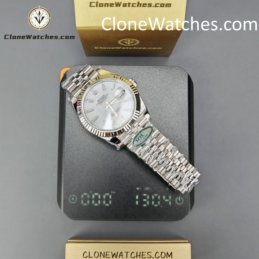 Rolex Super Clone Watches 1:1 DateJust White Dial m126334-0010 Jubilee 41MM 3235 Movement - Image 16