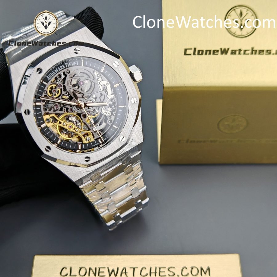 Audemars Piguet Super Clone Watches 1:1 Royal Oak 15407 Skeleton Dial - Image 4